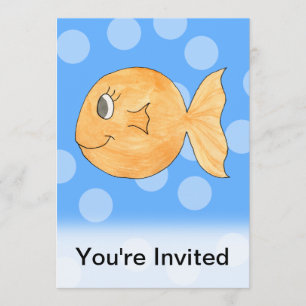 Invitation Poisson d'or.