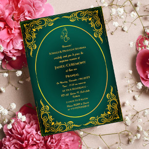Invitation Poite Janeu Upanayanam Fil à Thread Sacré Hindou B