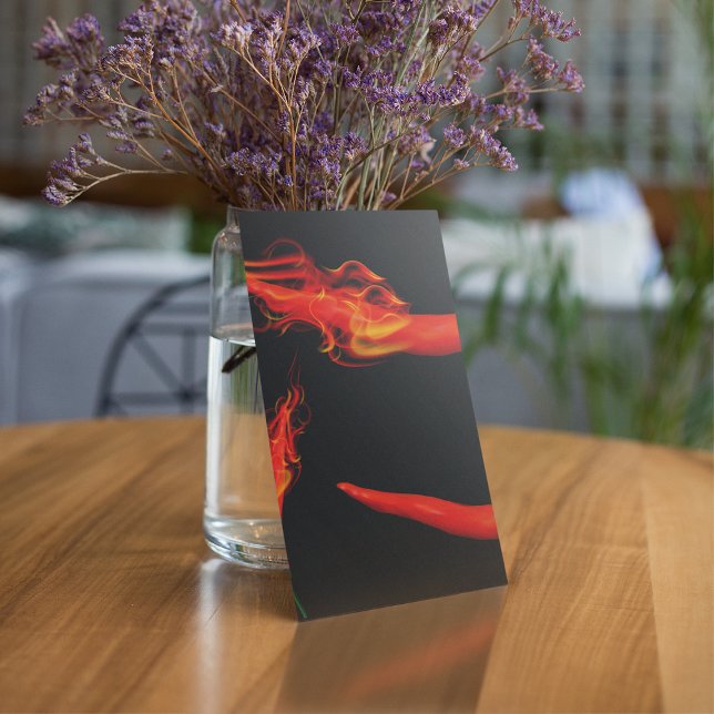 Invitation Poivrons de chili à flamme (Créateur téléchargé)