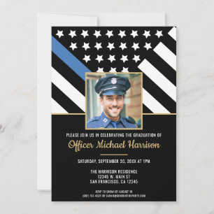 Invitation Police Academy Graduation police police applicatio