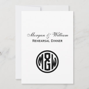 Invitation Police do-it-yourself BG du cercle noir blanc