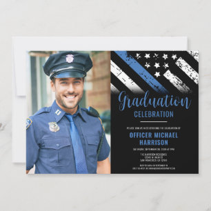 Invitation Police Graduation Party Police Application de la l