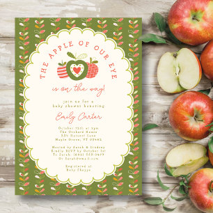 Invitation Pomme d'automne de nos yeux Whimsical Genre Neutre