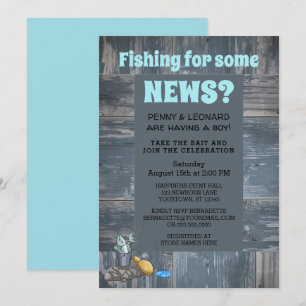 Invitation Pommeau de pêche russe Douche pour bébés