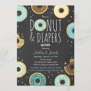 Invitation Pommes de terre et plongeurs Saupoudrer la douche 