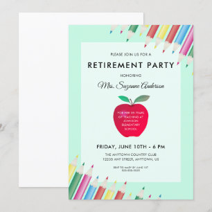 Invitation Pommes et crayons   Parti de retraite des enseigna