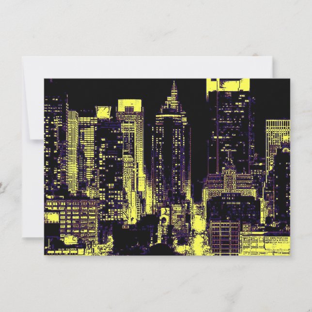 Invitation Pop Art New York City (Devant)
