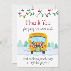 Invitation Porte-carte cadeau de remerciement pour conducteur