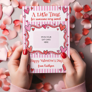 Invitation Porte-carte cadeau Saint-Valentin Un Petit Traitem