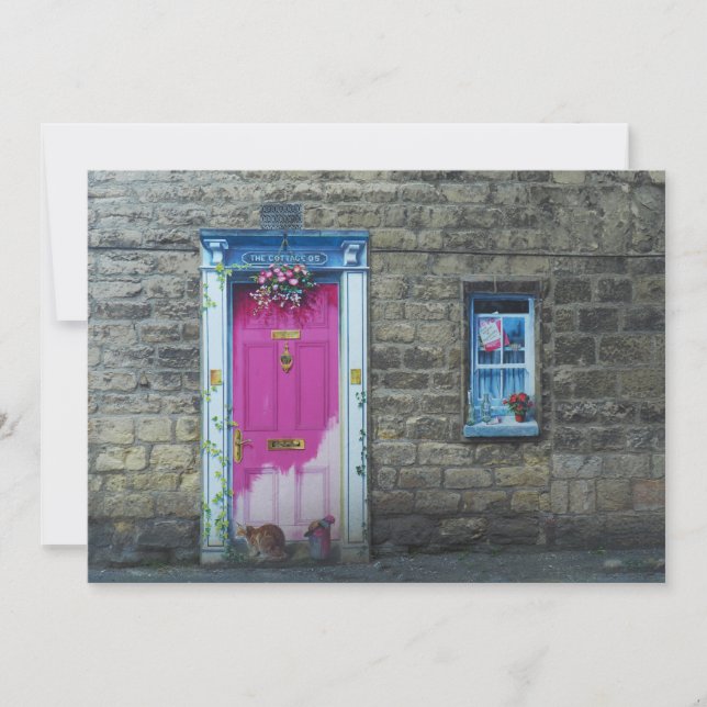Invitation Porte Rose (Devant)