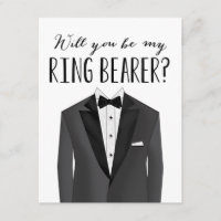 Porteur d'alliances de smoking | Groomsman