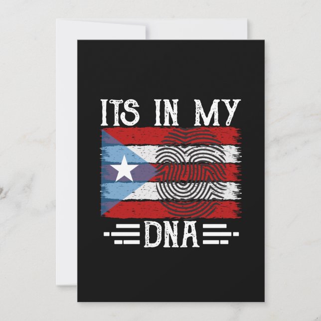INVITATION PORTO RICO ITS DANS MON DRAPEAU D'ADN (Devant)