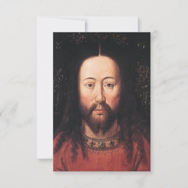 Invitation Portrait de Jésus-Christ par Jan van Eyck (Devant)