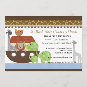 Invitation Posh Noahs Ark