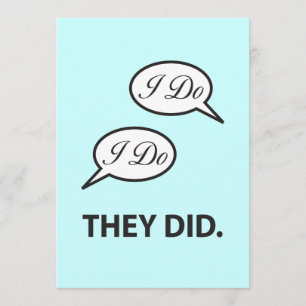 Invitation Post Mariage Je fais Je fais Ils Ont Fait Invitati