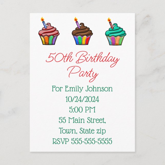 Invitation Postcard (Front)