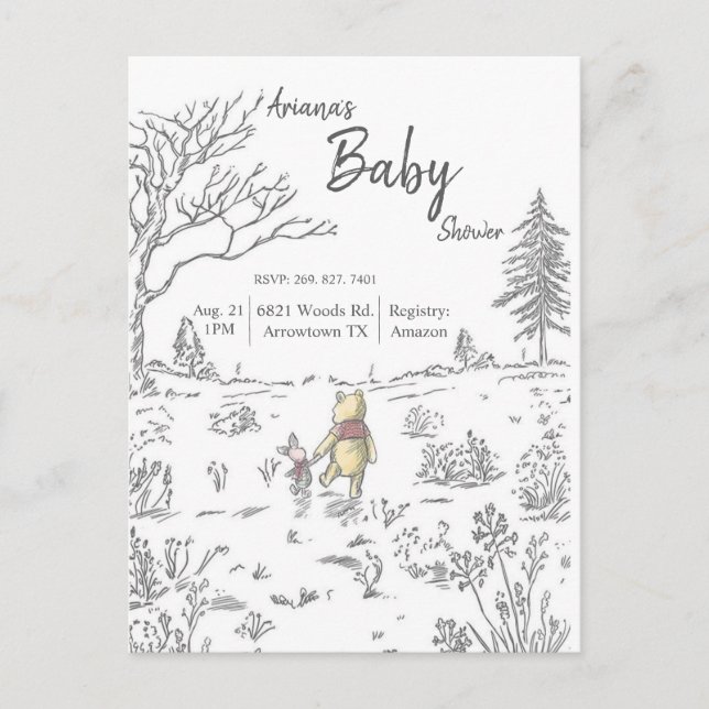 Invitation Postcard (Front)