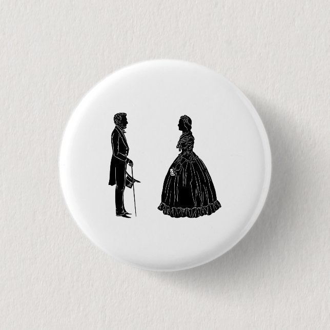 Invitation Postcard 1 Inch Round Button (Front)