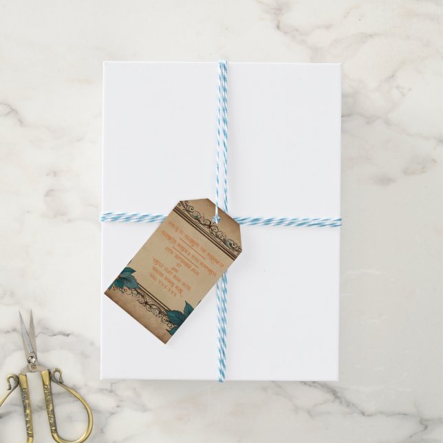 Invitation Postcard Gift Tags (With Twine)