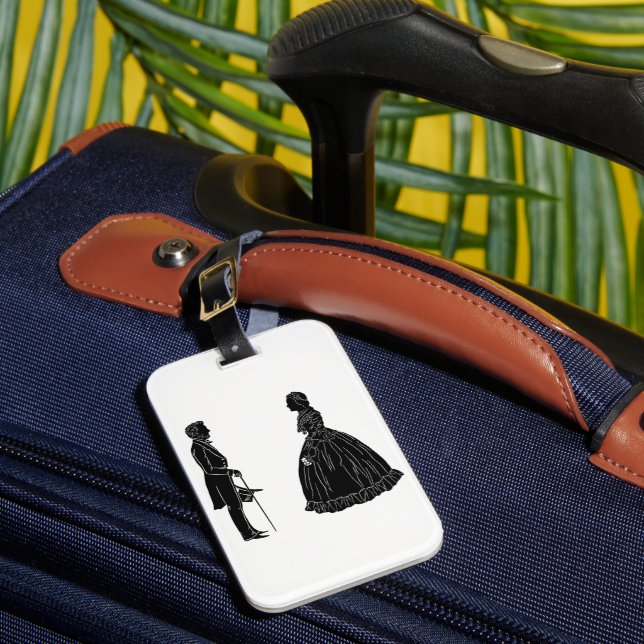 Invitation Postcard Luggage Tag (Front Insitu 1)