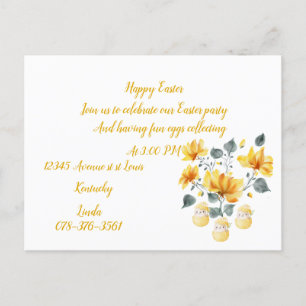 Invitation postcards 