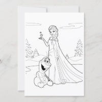 Poster de la page de coloriage pour enfants