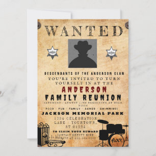 Invitation Poster Recherché Famille Réunion Barbecue Invitati