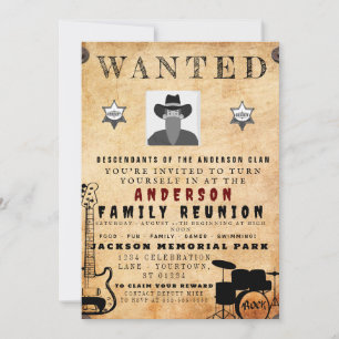 Invitation Poster Recherché Famille Réunion Barbecue Invitati