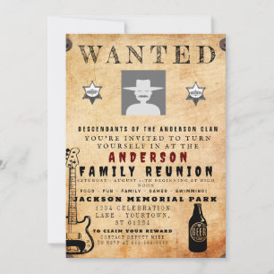 Invitation Poster Recherché Famille Réunion Barbecue Invitati