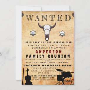 Invitation Poster Recherché Famille Réunion Barbecue Invitati