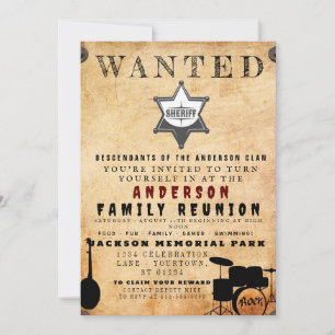 Invitation Poster Recherché Famille Réunion Barbecue Invitati