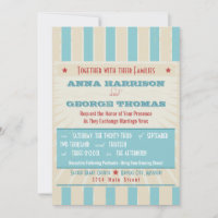 Poster rustique : Mariage personnalisé rouge, blan