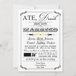 Invitation Poster vintage et tableau de bord 7