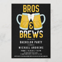 Pot à bière Bros et bières pour enterrement de vie