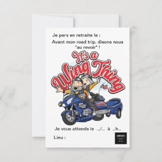 Invitation Pot de départ en retraite