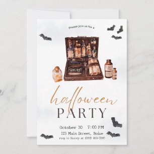 Invitation Potion magique Automne Halloween Party