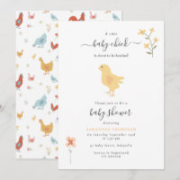 Poulets mignons Poulets Baby shower à éclos