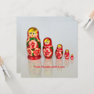 Invitation Poupées de Matryoshka