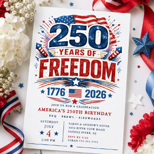 Invitation pour 250 Ans de Liberté
