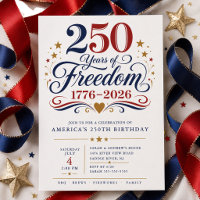 Invitation pour 250 Ans de Liberté