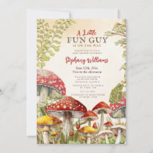 Invitation pour Baby Shower A Little Fun Guy | Boi