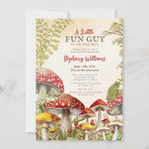 Invitation pour Baby Shower A Little Fun Guy Boi
