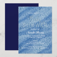 Invitation pour Baby Shower aux gouttes de pluie a