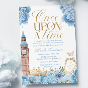 Invitation pour Baby Shower de Princesse Il était 