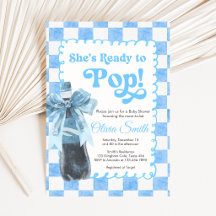 Invitation pour Baby Shower 'Elle est prête à écla