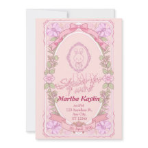 Invitation pour Baby Shower Jumeaux Lapin
