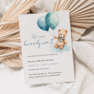 Invitation pour Baby Shower Ours en Teddy Bear Gar