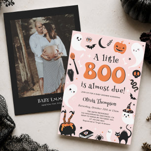 Invitation pour bébé fille à la Baby Shower Hallow