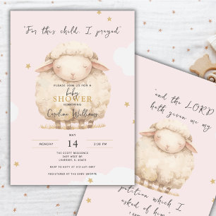 Invitation Pour Cet Enfant, J'Ai Prié Religieuse Fille D'Agne