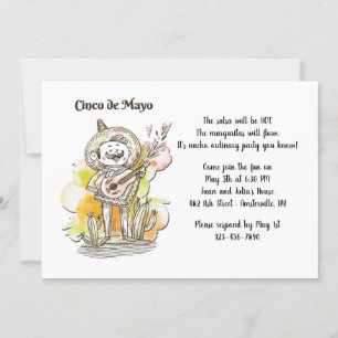 Invitation pour chanteur de Cinco de Mayo